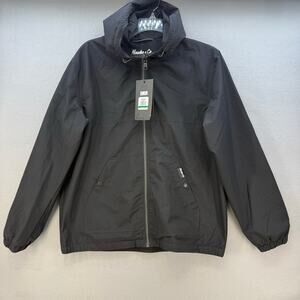 Hawke & Co Outfitter Performance Jacket Men's L Black Grey Fleece Lined NWT